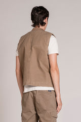 TERRY GILET IN CANVAS