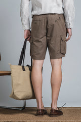 COOPER CARGO SHORT IN MIXED LINEN