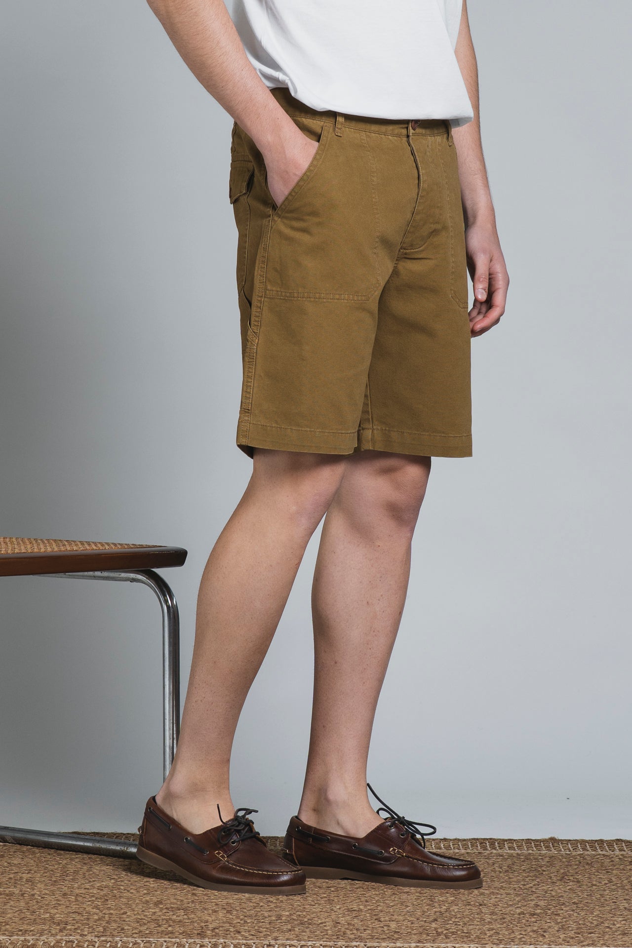 PIERRE CHINO SHORT WOK IN CANVAS