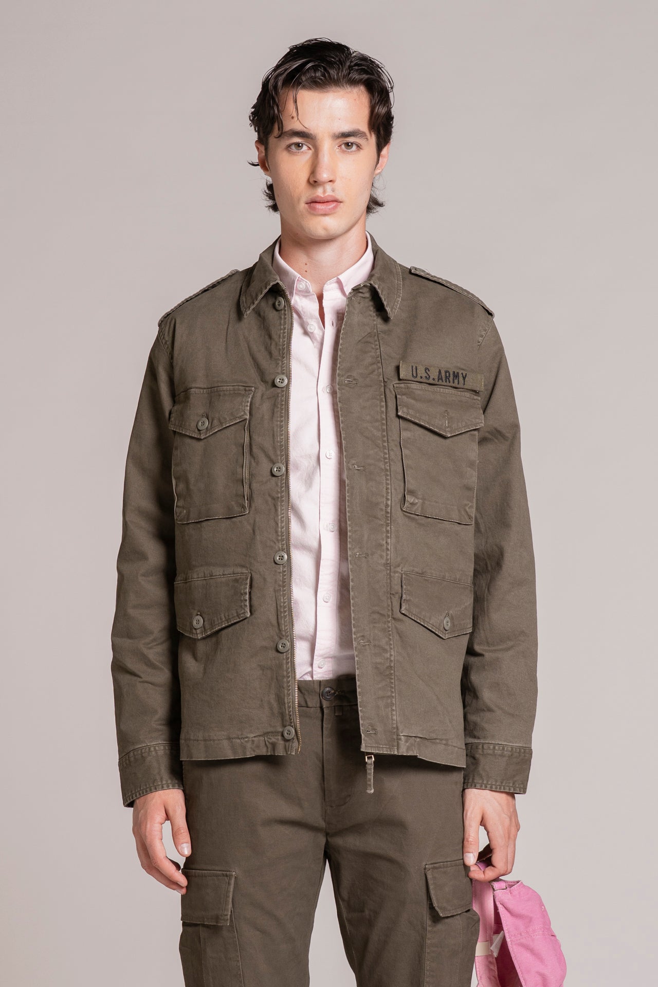 FISHER SAHARIANA JACKET IN TWILL STRETCH