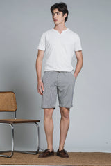 REY CHINO SHORT IN SEERSUCKER