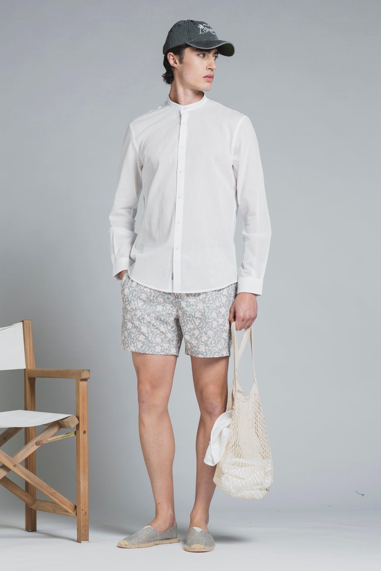 RIO ICON SWIMTRUNK IN SEERSUCKER