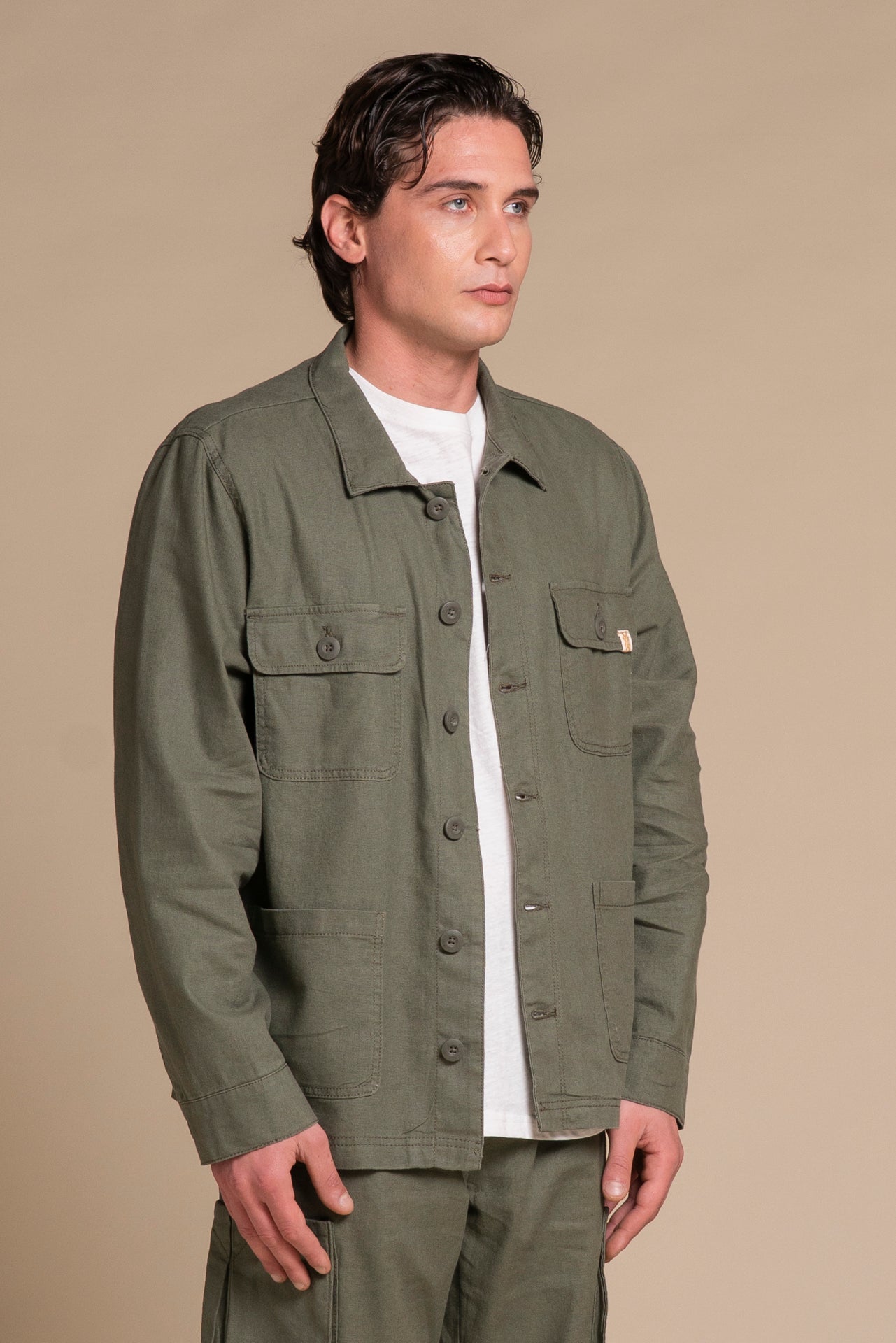 CODY JACKET MIXED LINEN