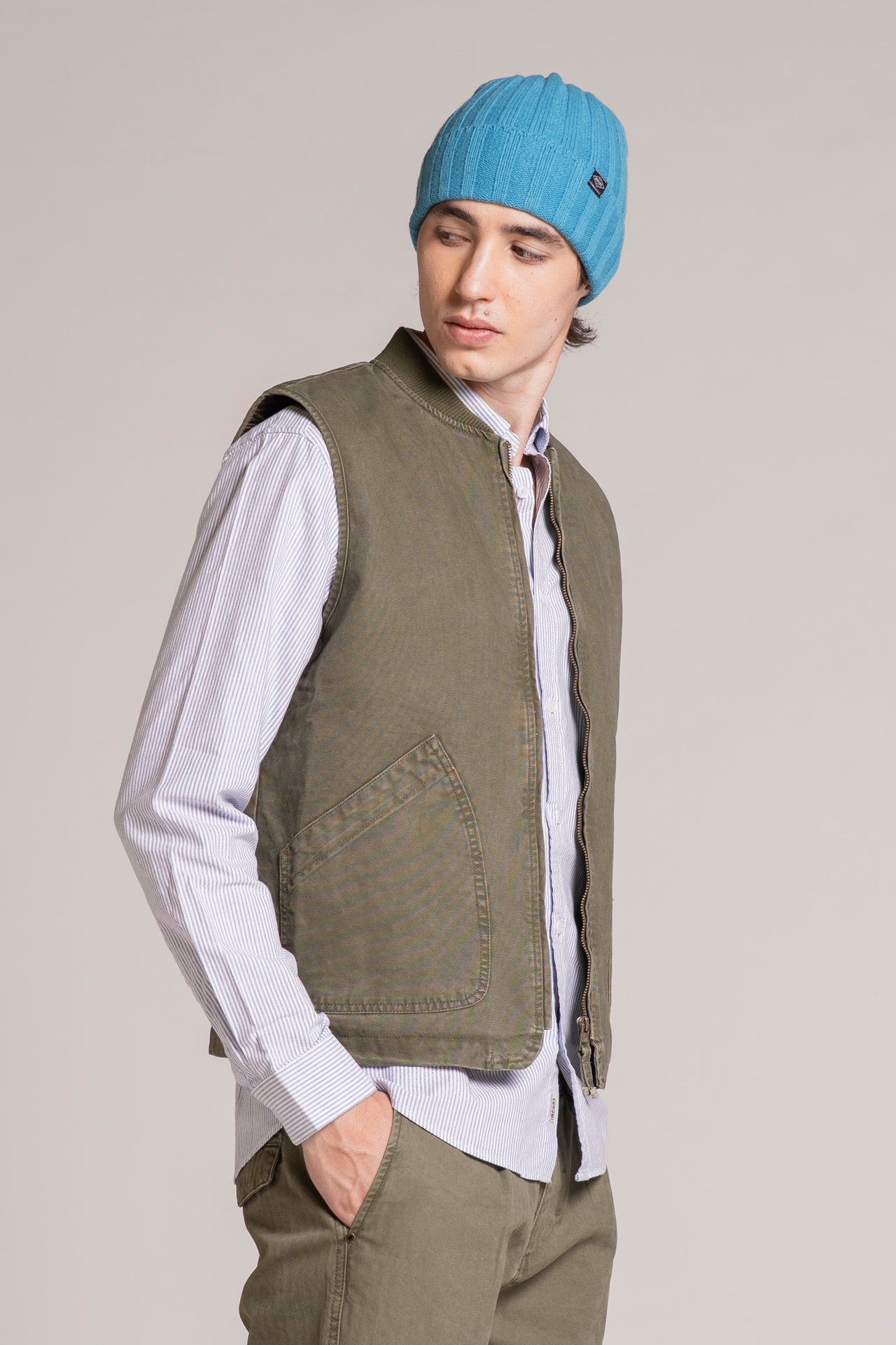TERRY GILET IN CANVAS
