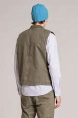 TERRY GILET IN CANVAS