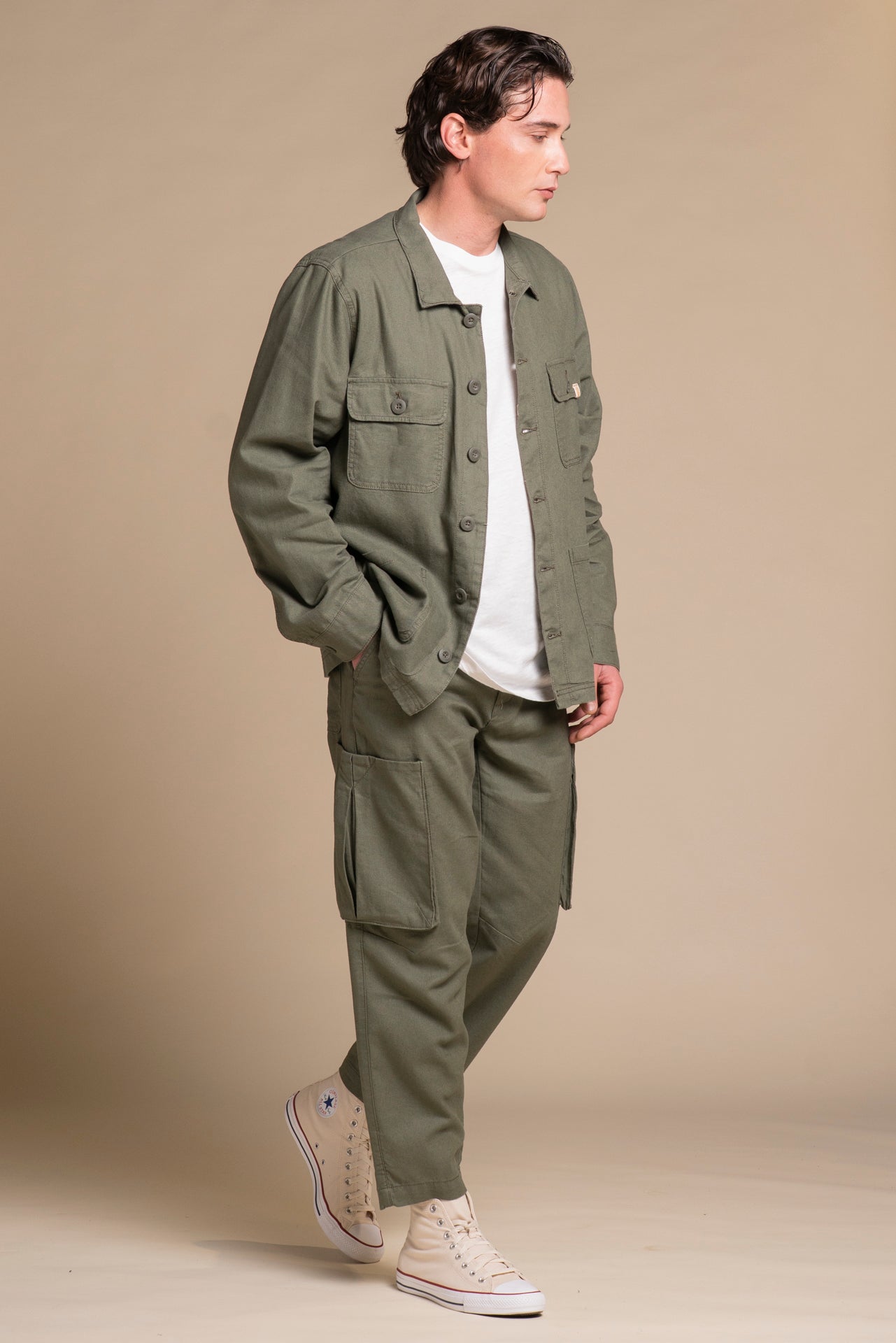 CODY JACKET MIXED LINEN