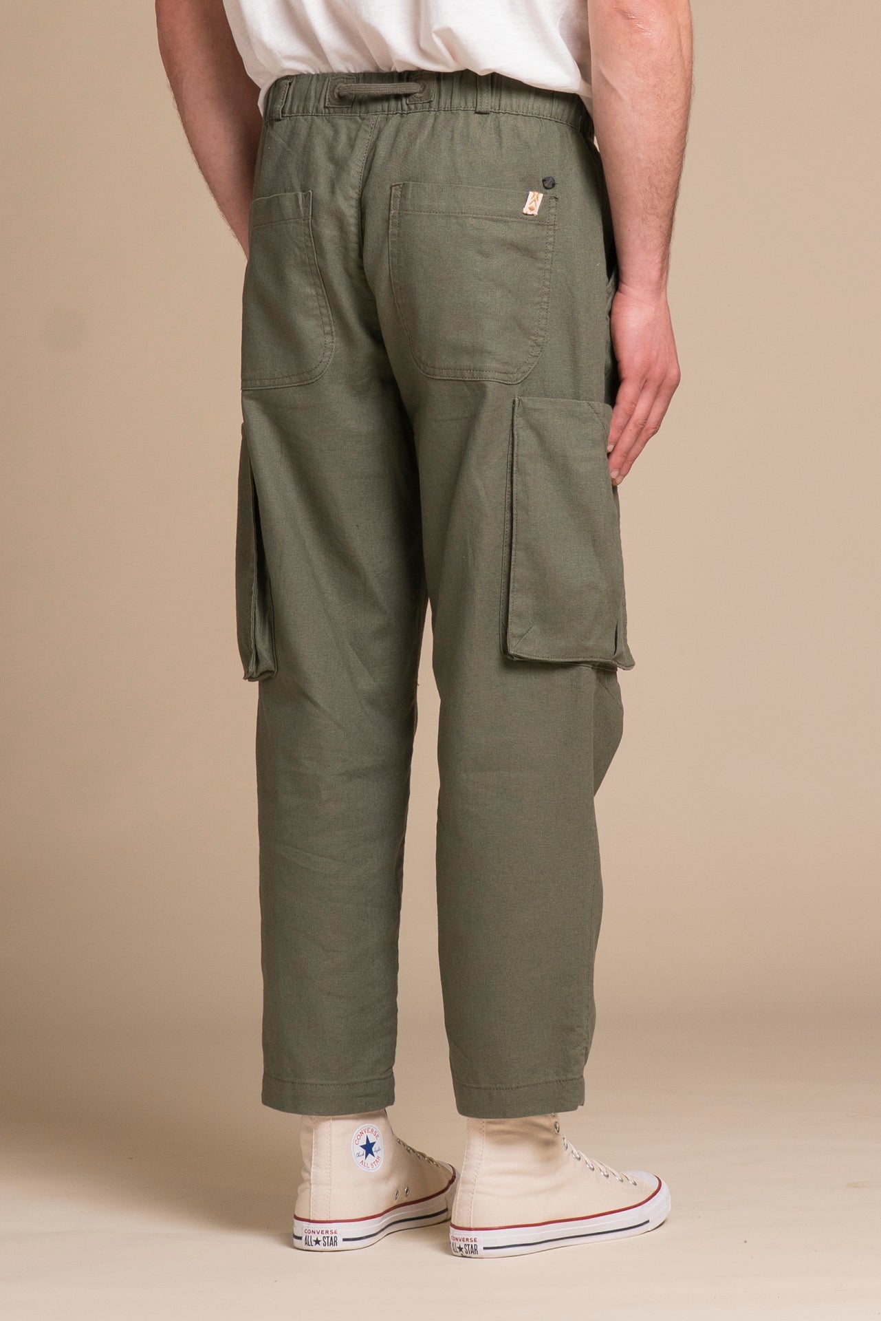 RAMON CARGO LONG MIXED LINEN