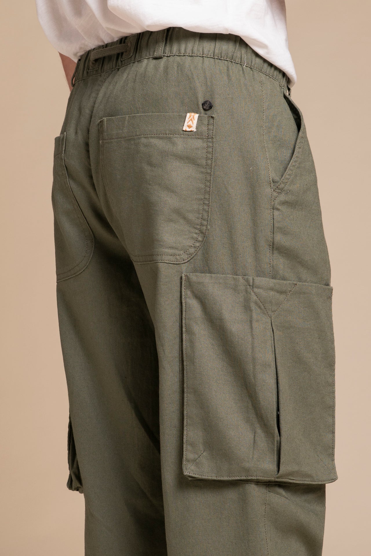 RAMON CARGO LONG MIXED LINEN