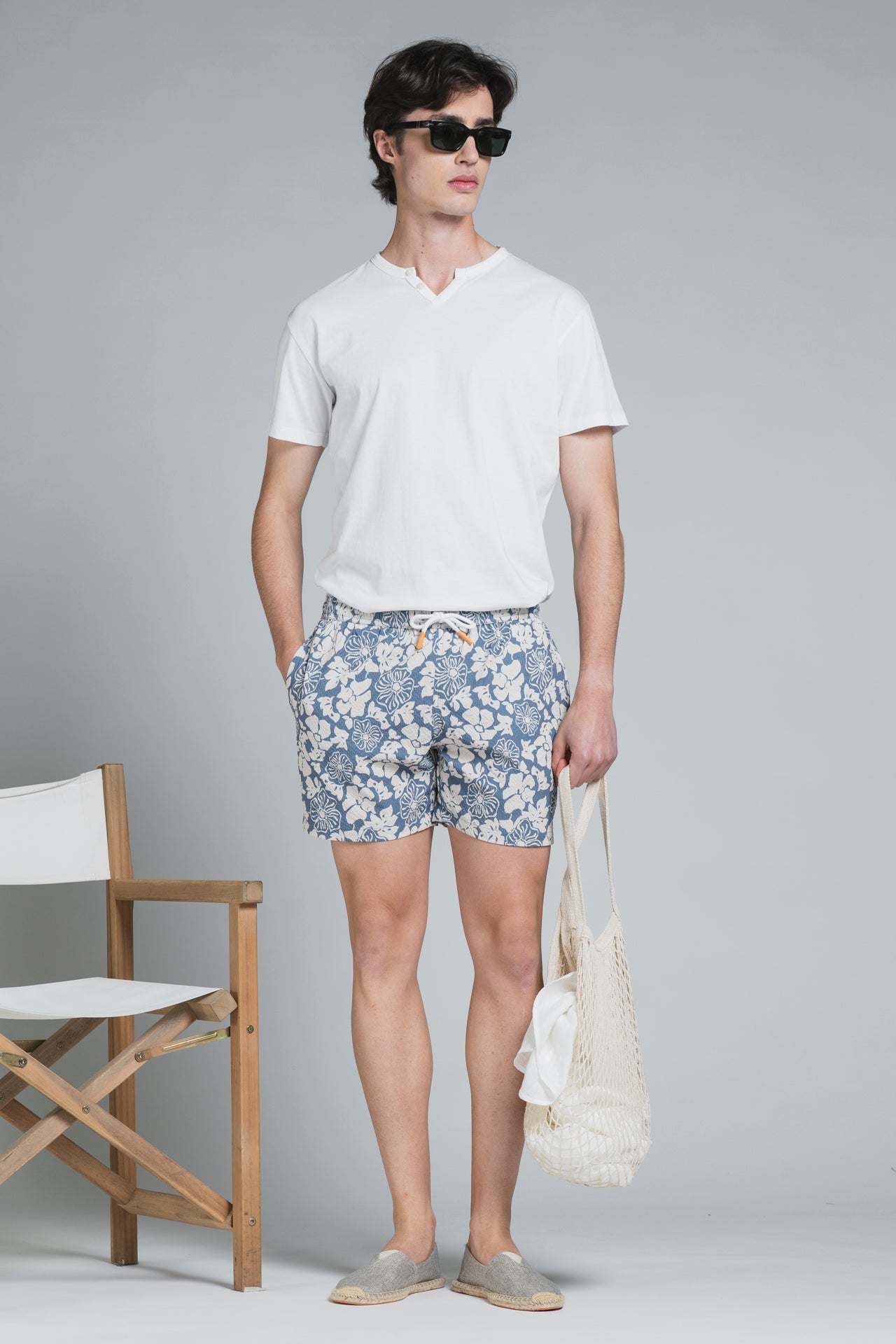 RIO PICK SWIMTRUNK IN SEERSUCKER