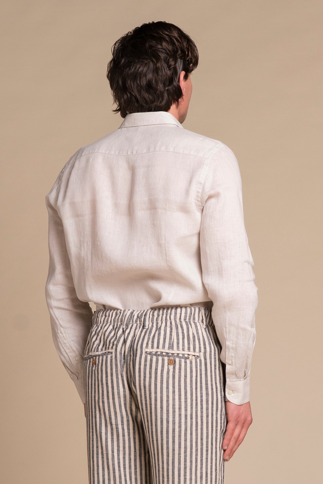 RILEY FRENCH COLLAR IN LINEN