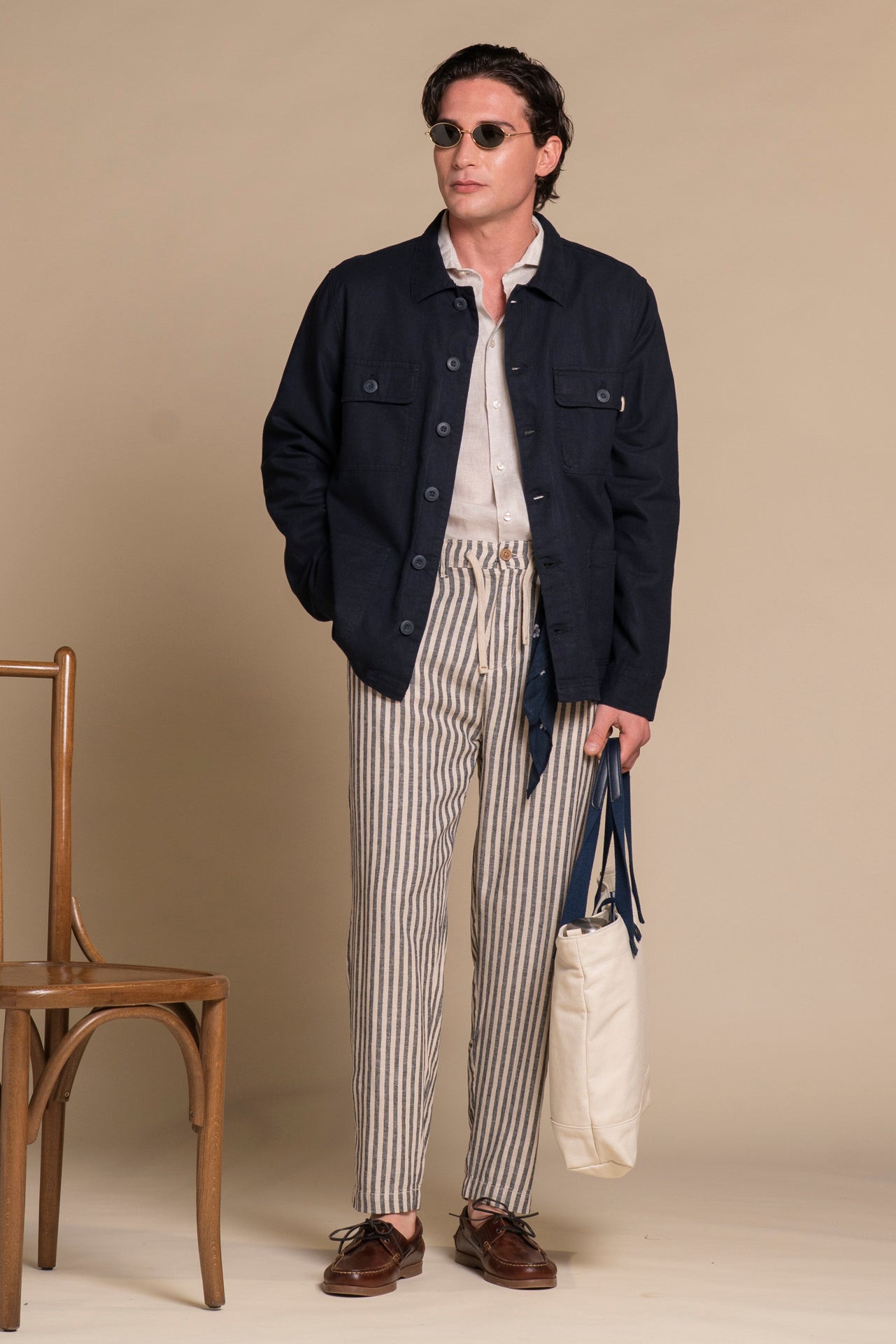 CODY JACKET MIXED LINEN