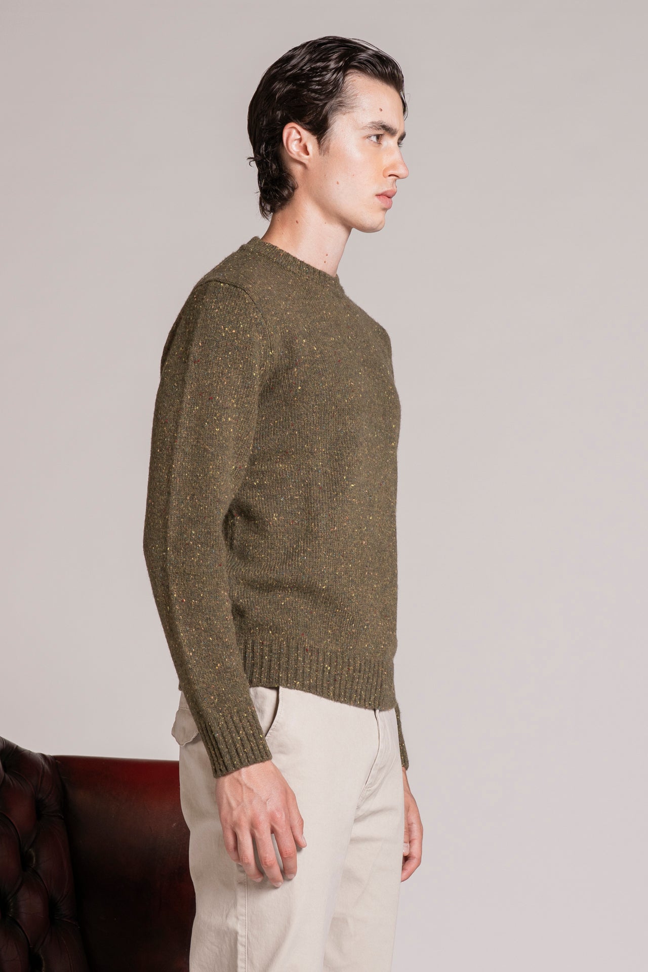 GEORGE SWEATER IN MIXED WOOL