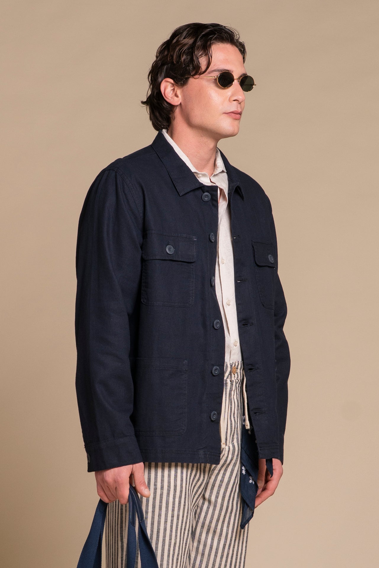 CODY JACKET MIXED LINEN