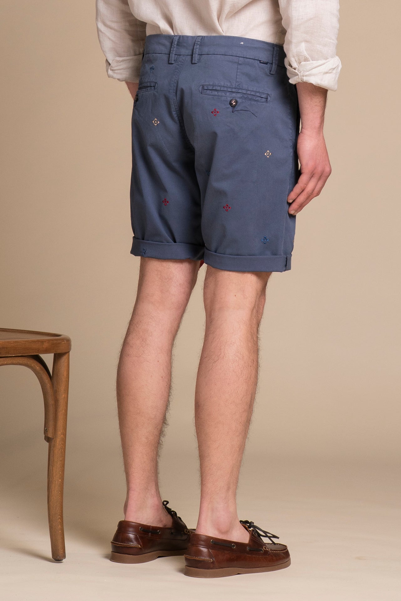 REY CHINO SHORT EMBROIDERY