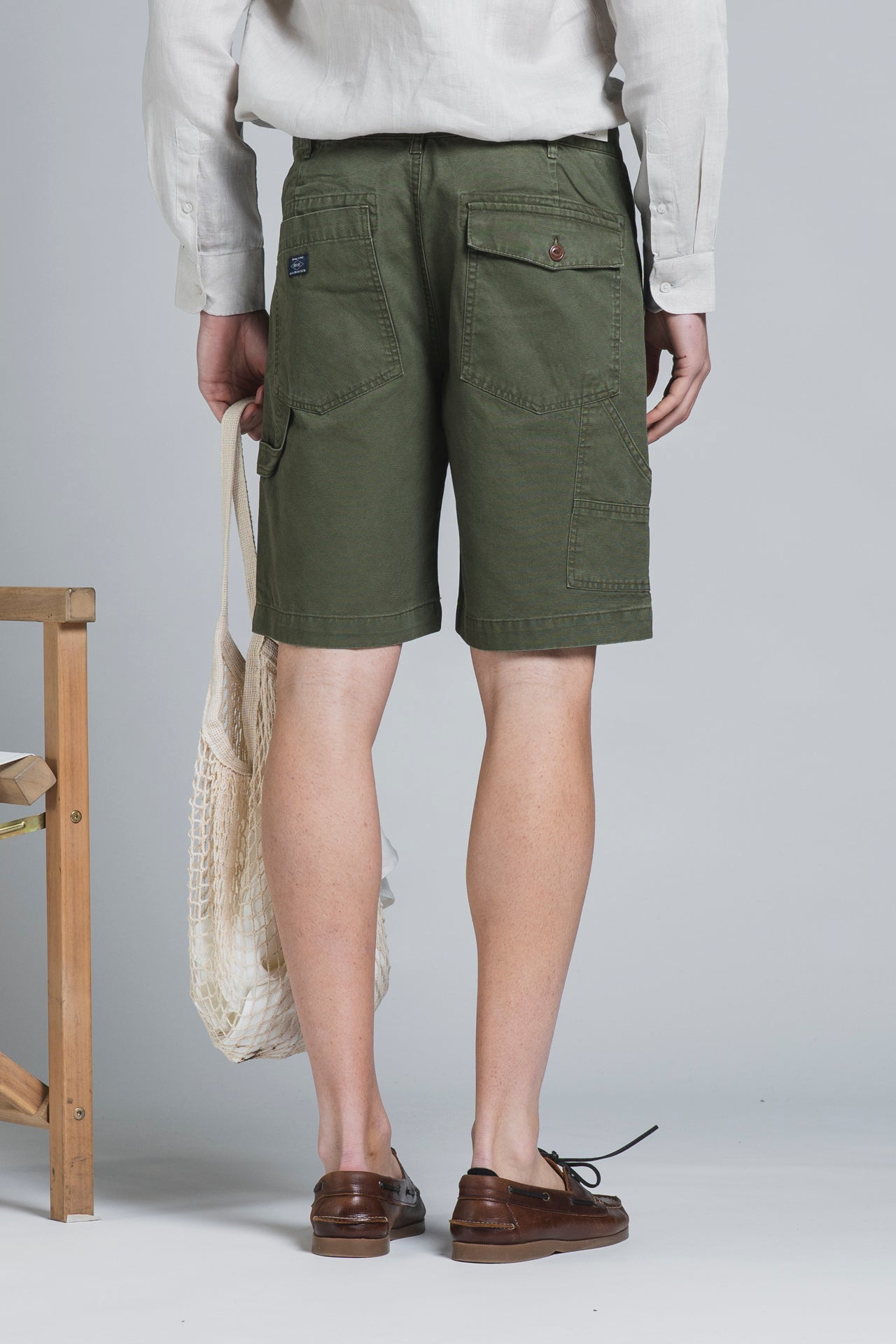 PIERRE CHINO SHORT WOK IN CANVAS