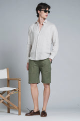 ROSS FATIGUE SHORT IN COTTON SLUB
