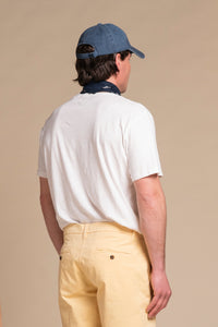 MORRIS T.SHIRT IN JERSEY SLUB CON TASCHINO
