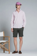 RILEY COLLAR FRENCH MIXED LINEN