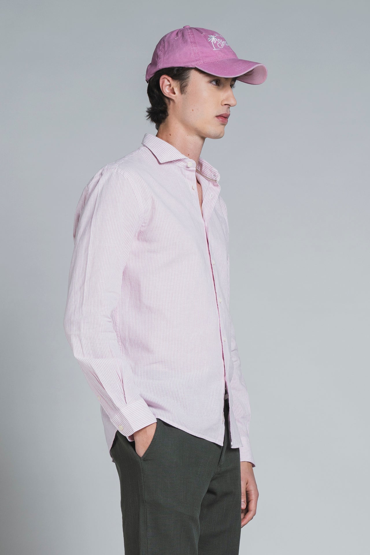 RILEY COLLAR FRENCH MIXED LINEN