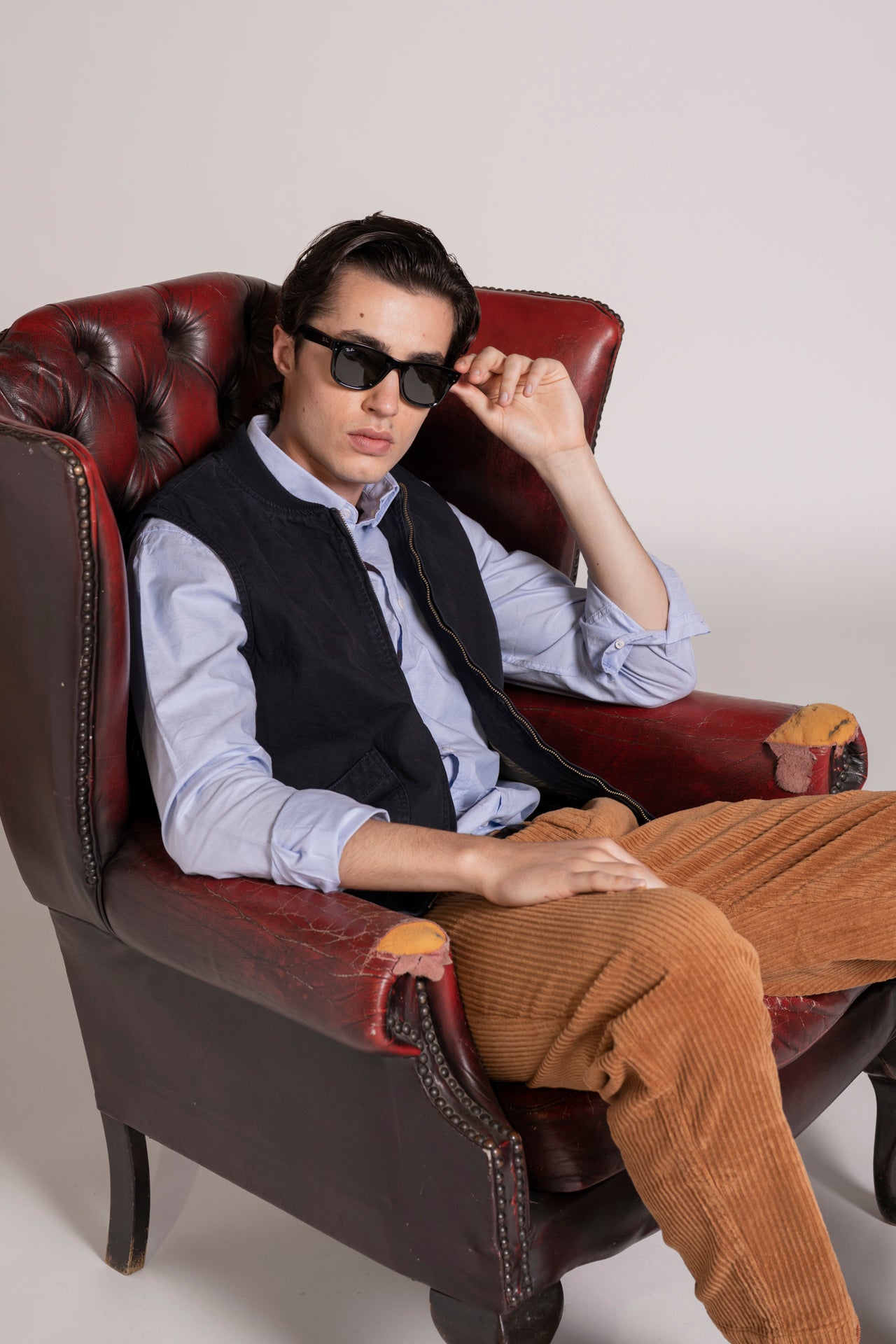 TERRY GILET IN CANVAS