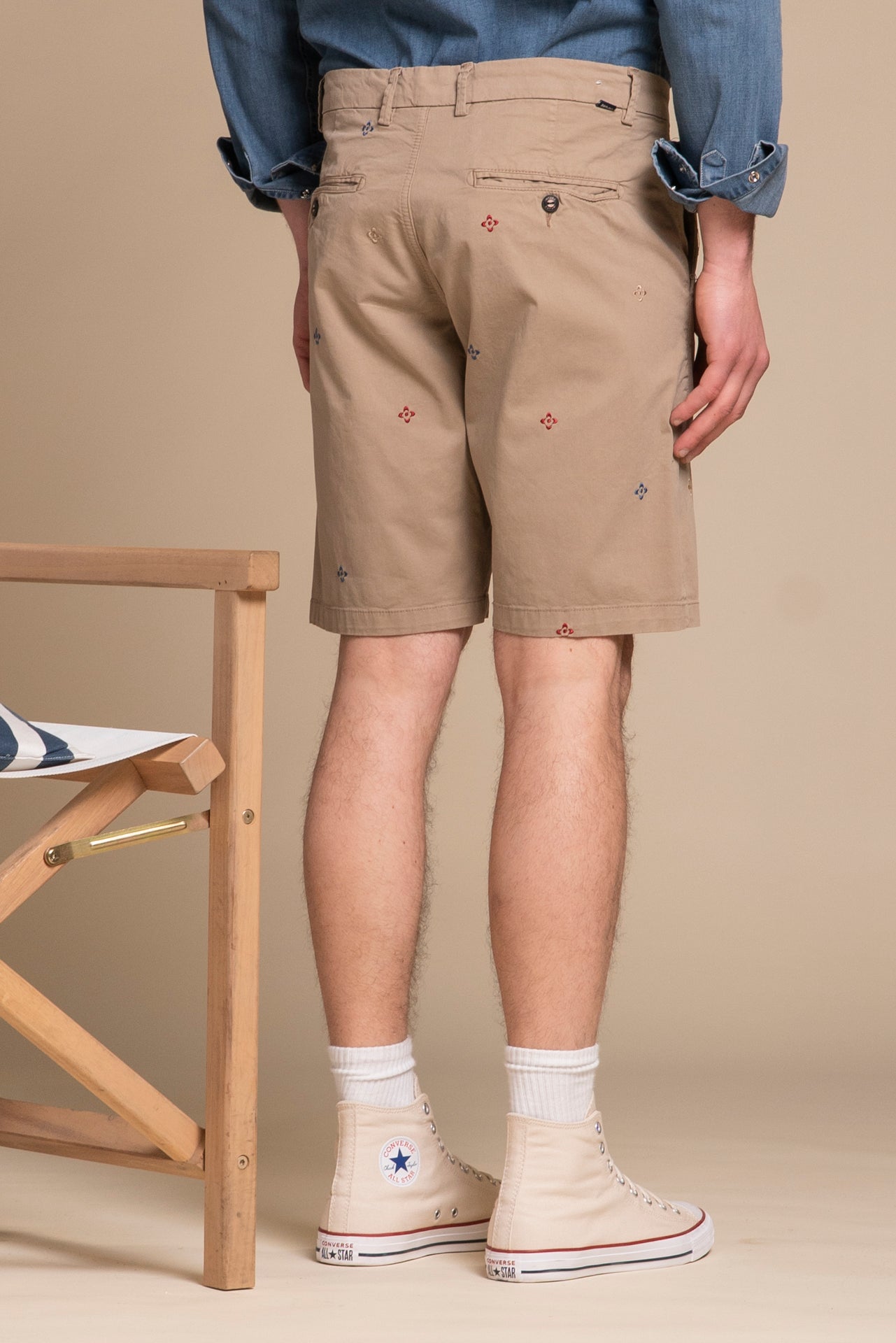 REY CHINO SHORT EMBROIDERY