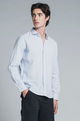 RILEY COLLAR FRENCH MIXED LINEN