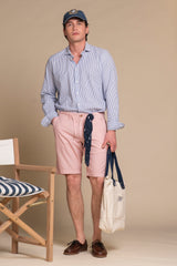 NILS MLN CHINO SHORT MIXED LINEN