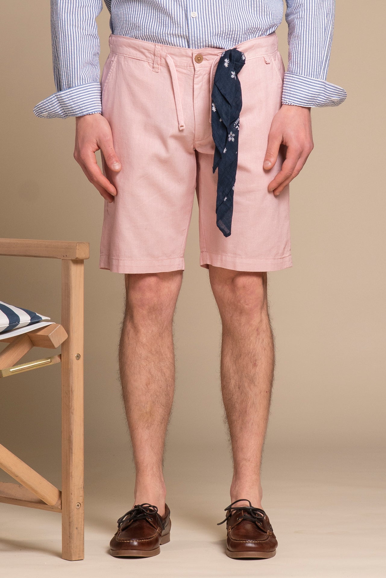 NILS MLN CHINO SHORT MIXED LINEN