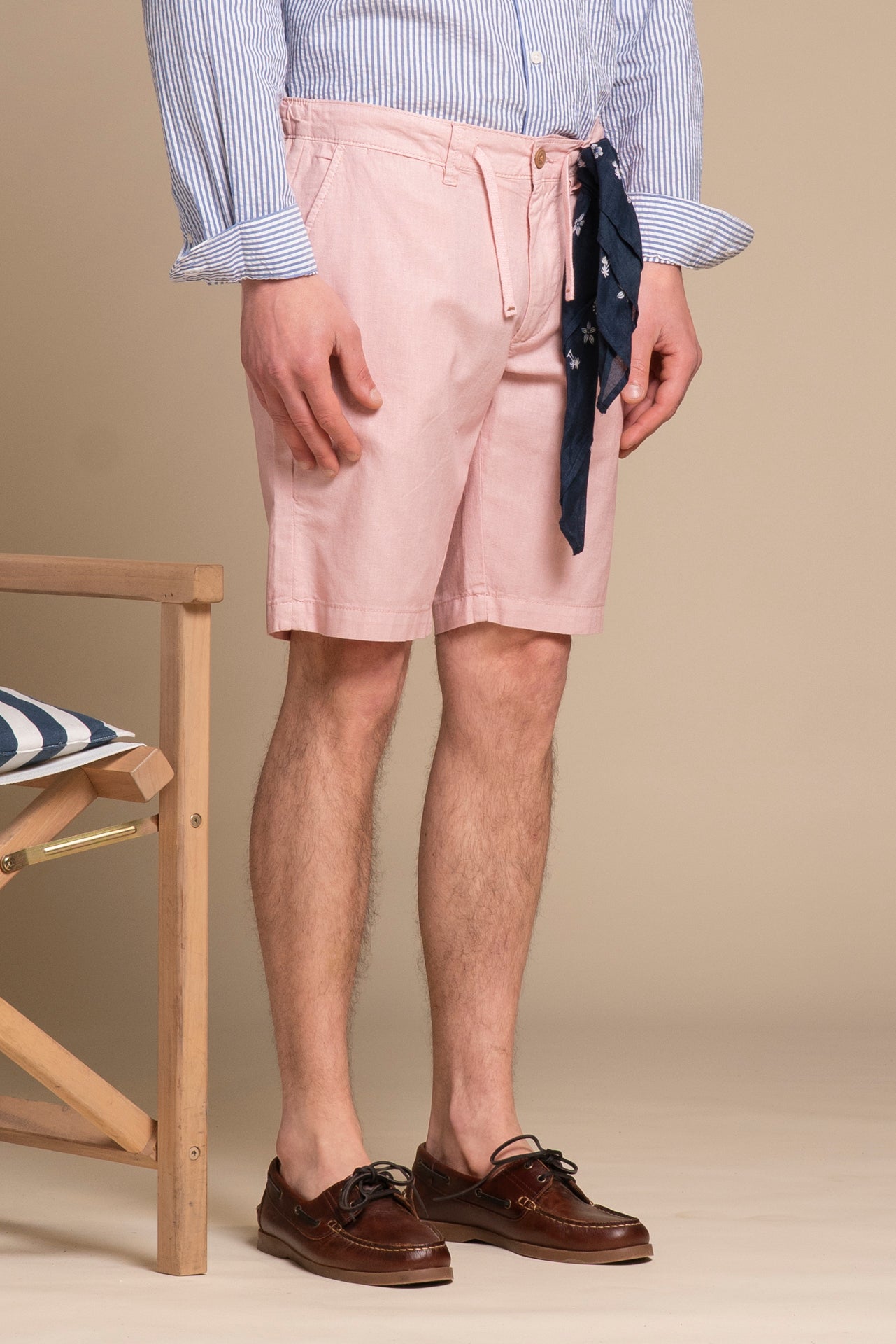 NILS MLN CHINO SHORT MIXED LINEN