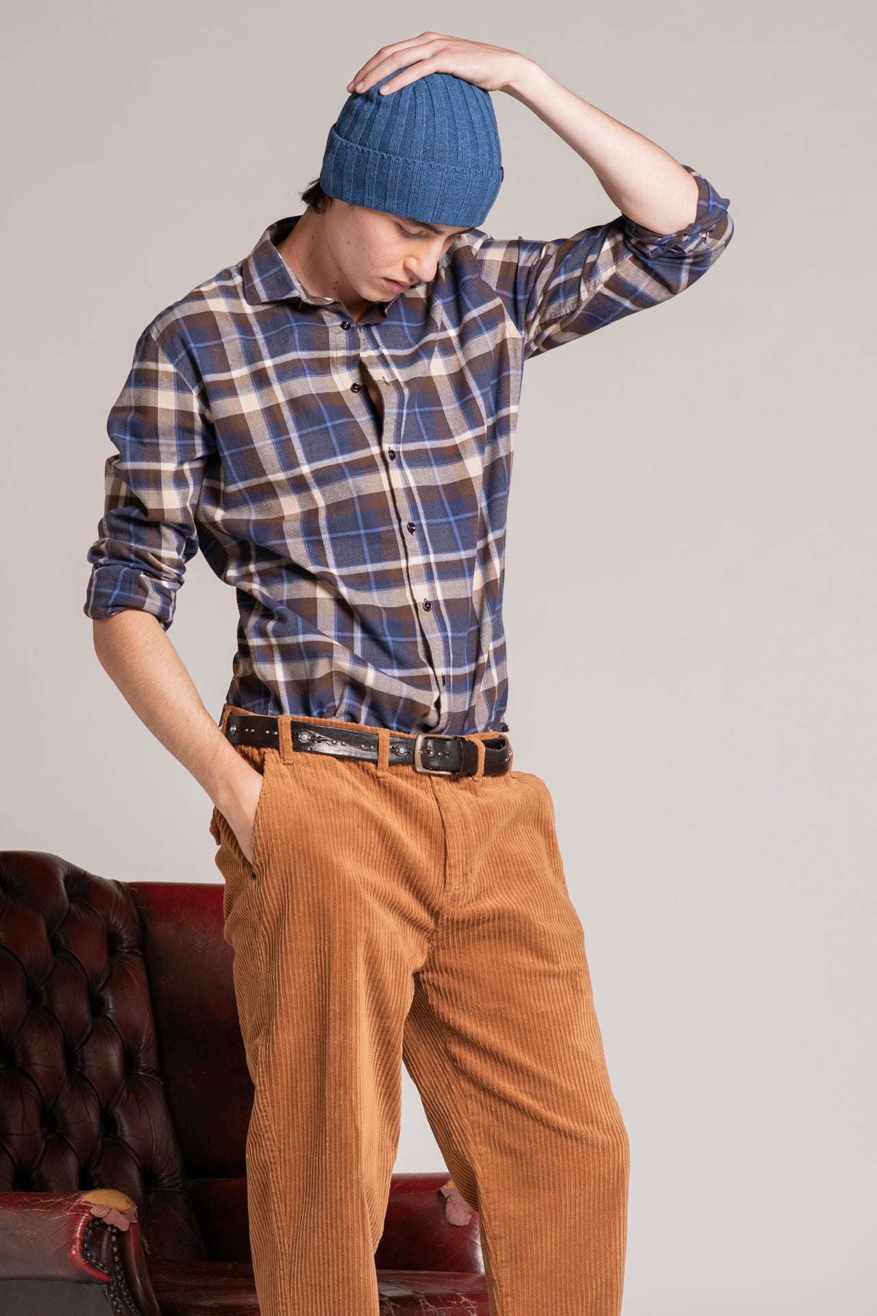 WEST CORDUROY CAP 