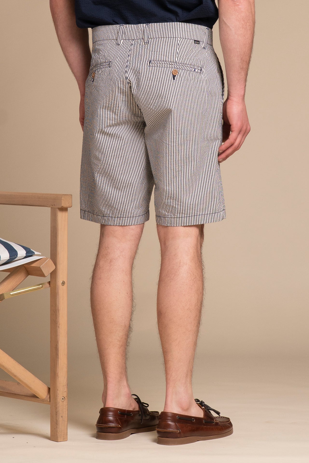 REY CHINO SHORT IN SEERSUCKER