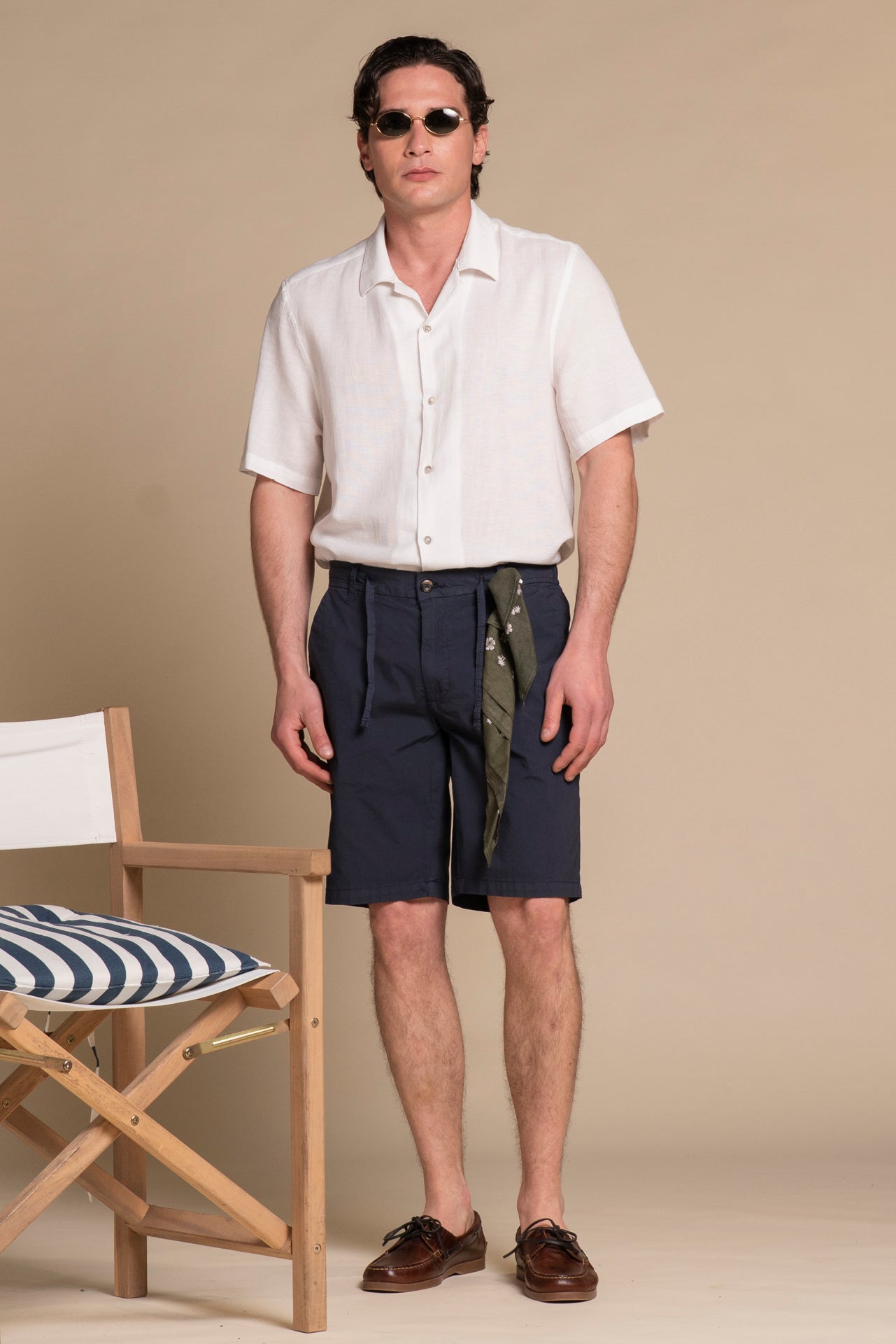 WILL SHIRT BOWLING IN MIXED LINEN