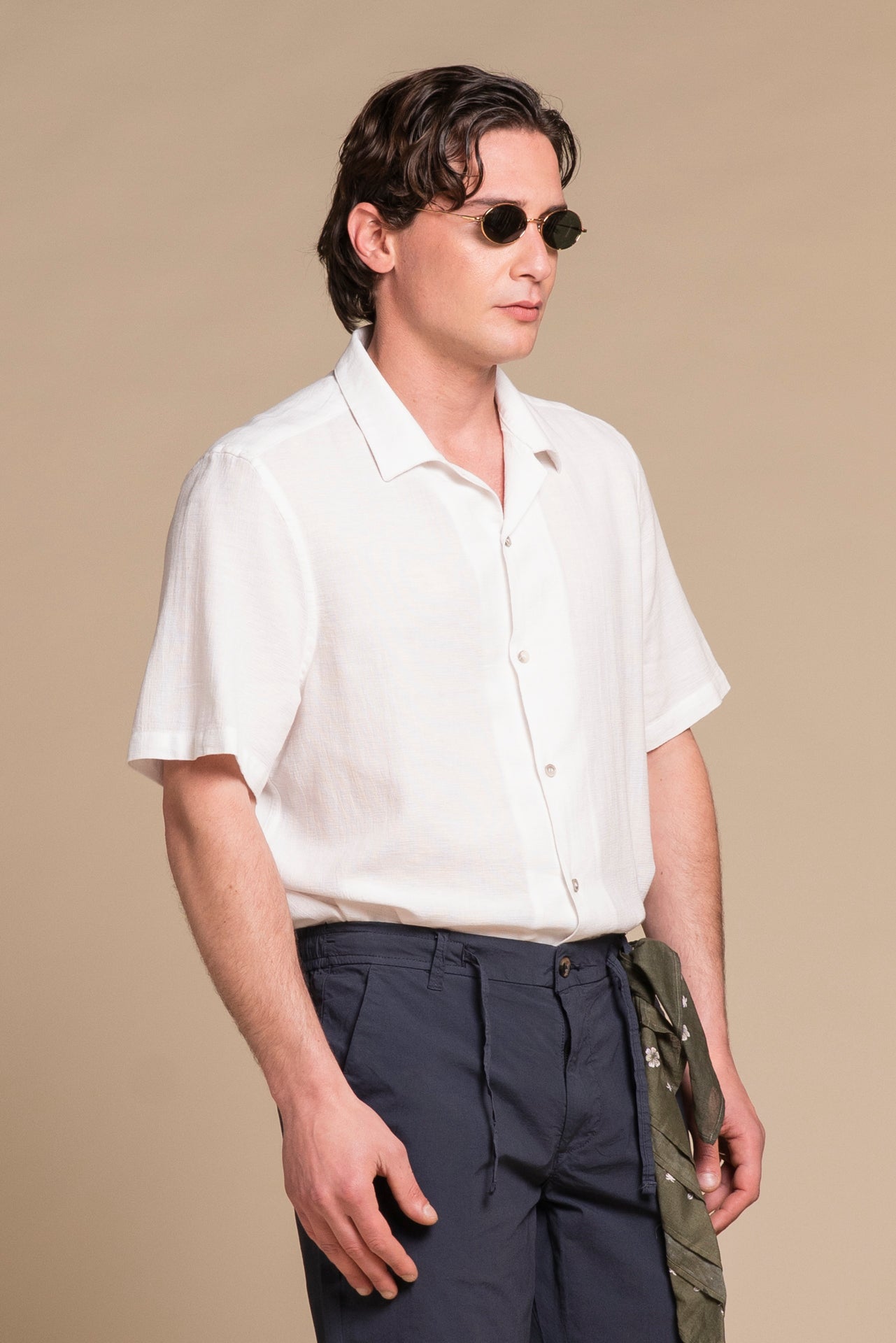WILL SHIRT BOWLING IN MIXED LINEN