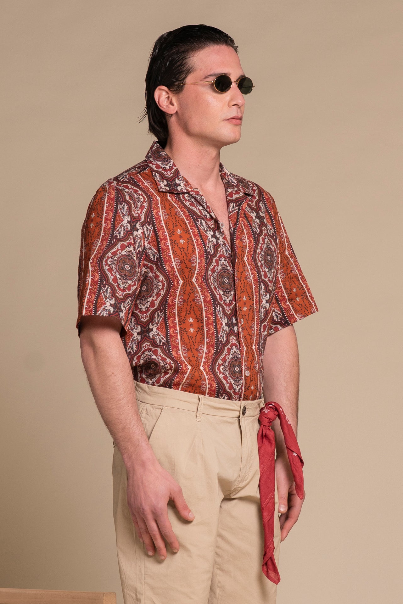 WILL SHIRT BOWLING IN MIXED LINEN