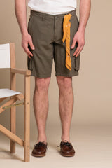 COOPER CARGO SHORT MIXED LINEN