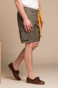 COOPER CARGO SHORT MIXED LINEN