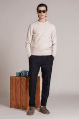 DUKE ROUND NECK IN MOULINE'
