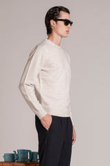 DUKE ROUND NECK IN MOULINE'