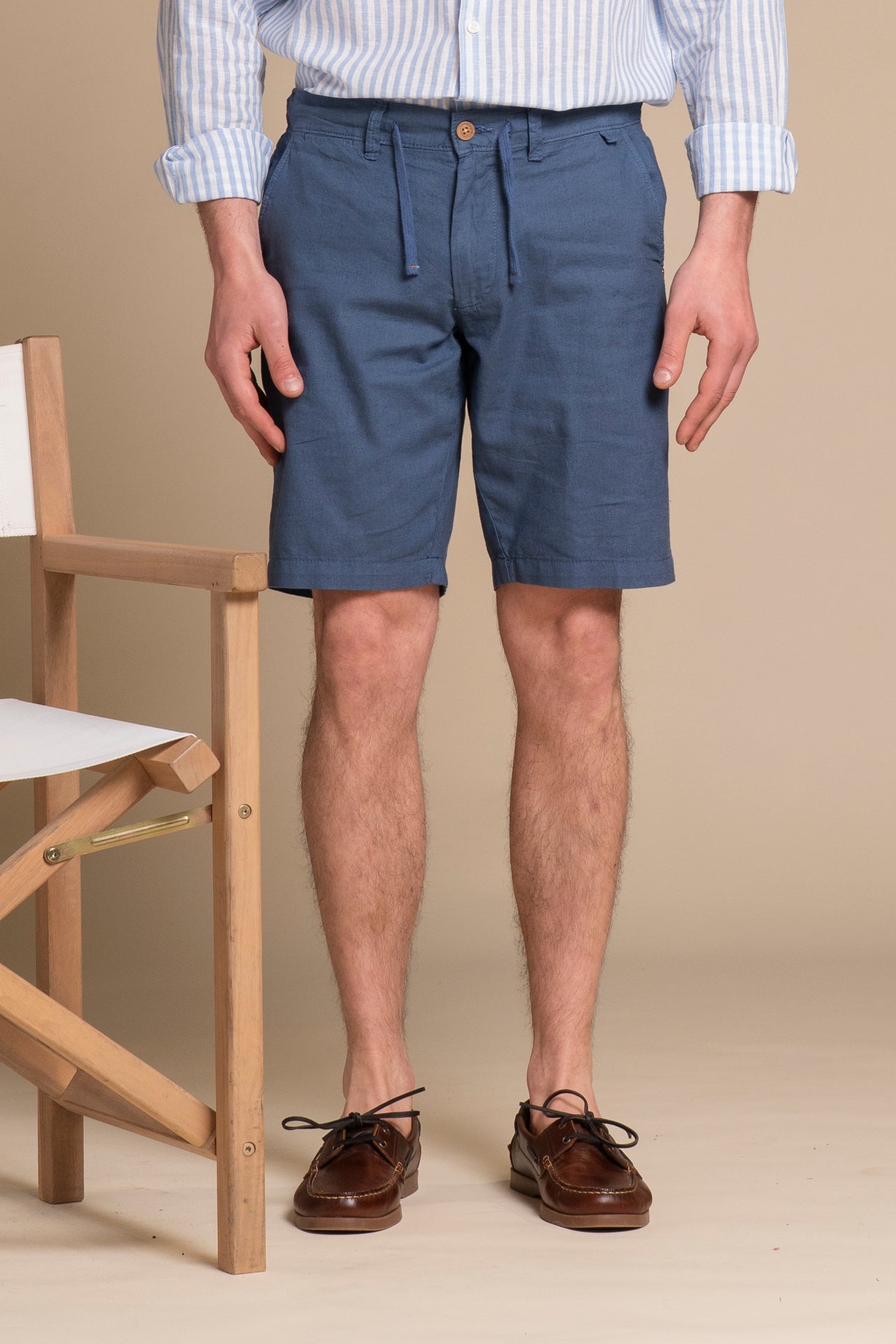 NILS MLN CHINO SHORT MIXED LINEN