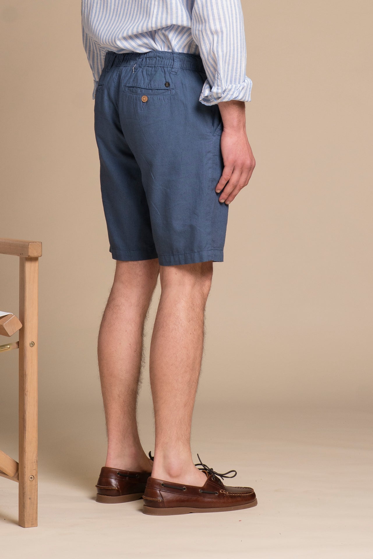 NILS MLN CHINO SHORT MIXED LINEN