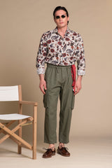 RILEY FRENCH COLLAR IN MIXED LINEN