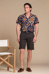 NILS MLN CHINO SHORT MIXED LINEN