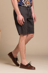 NILS MLN CHINO SHORT MIXED LINEN