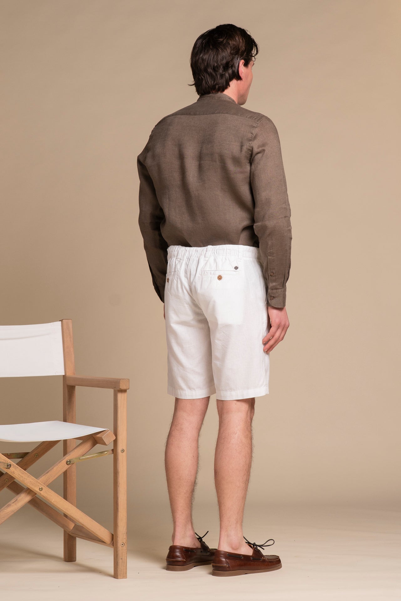NILS MLN CHINO SHORT MIXED LINEN