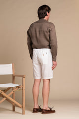 NILS MLN CHINO SHORT MIXED LINEN