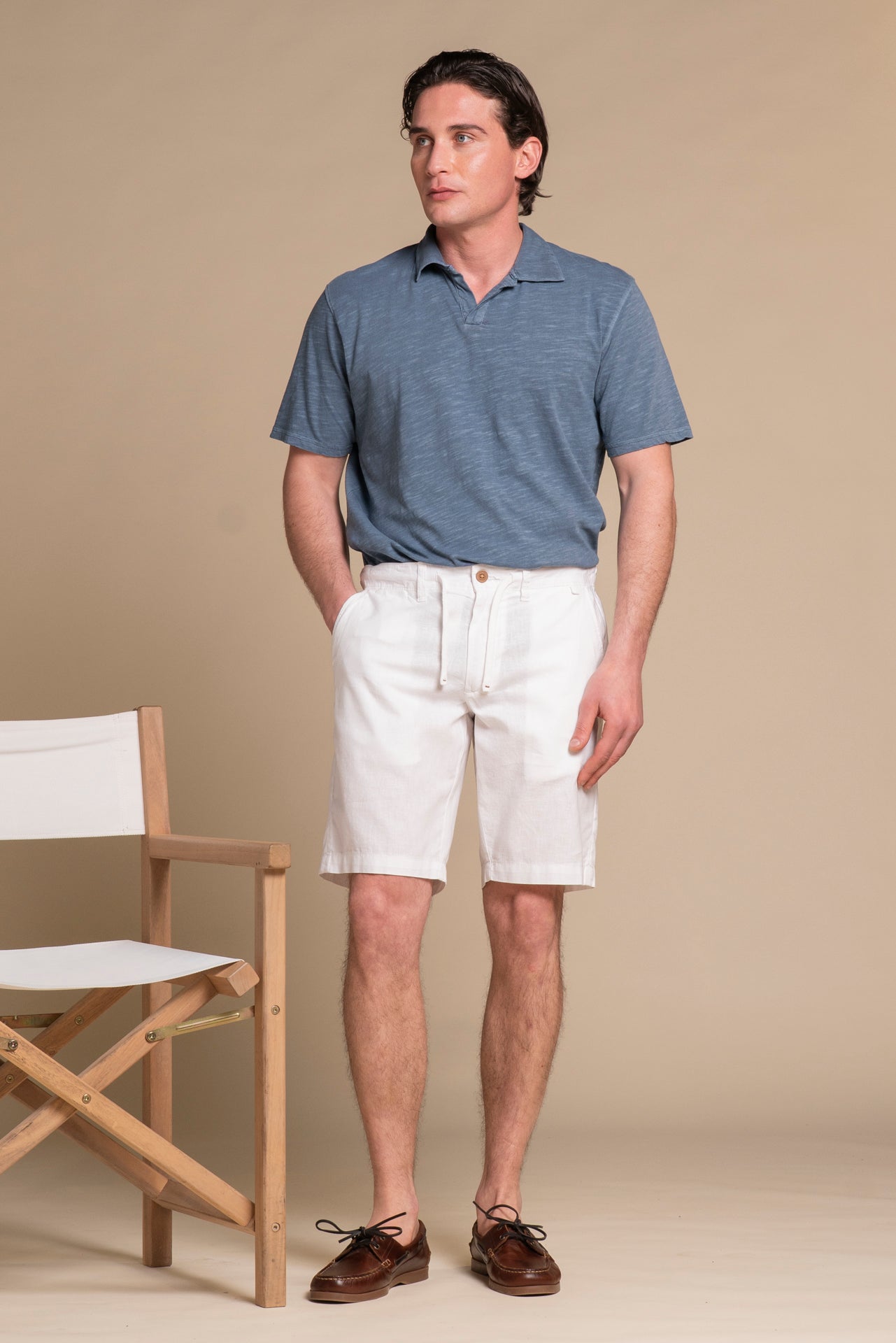 JAMIE SLUB JERSEY SKIPPER POLO