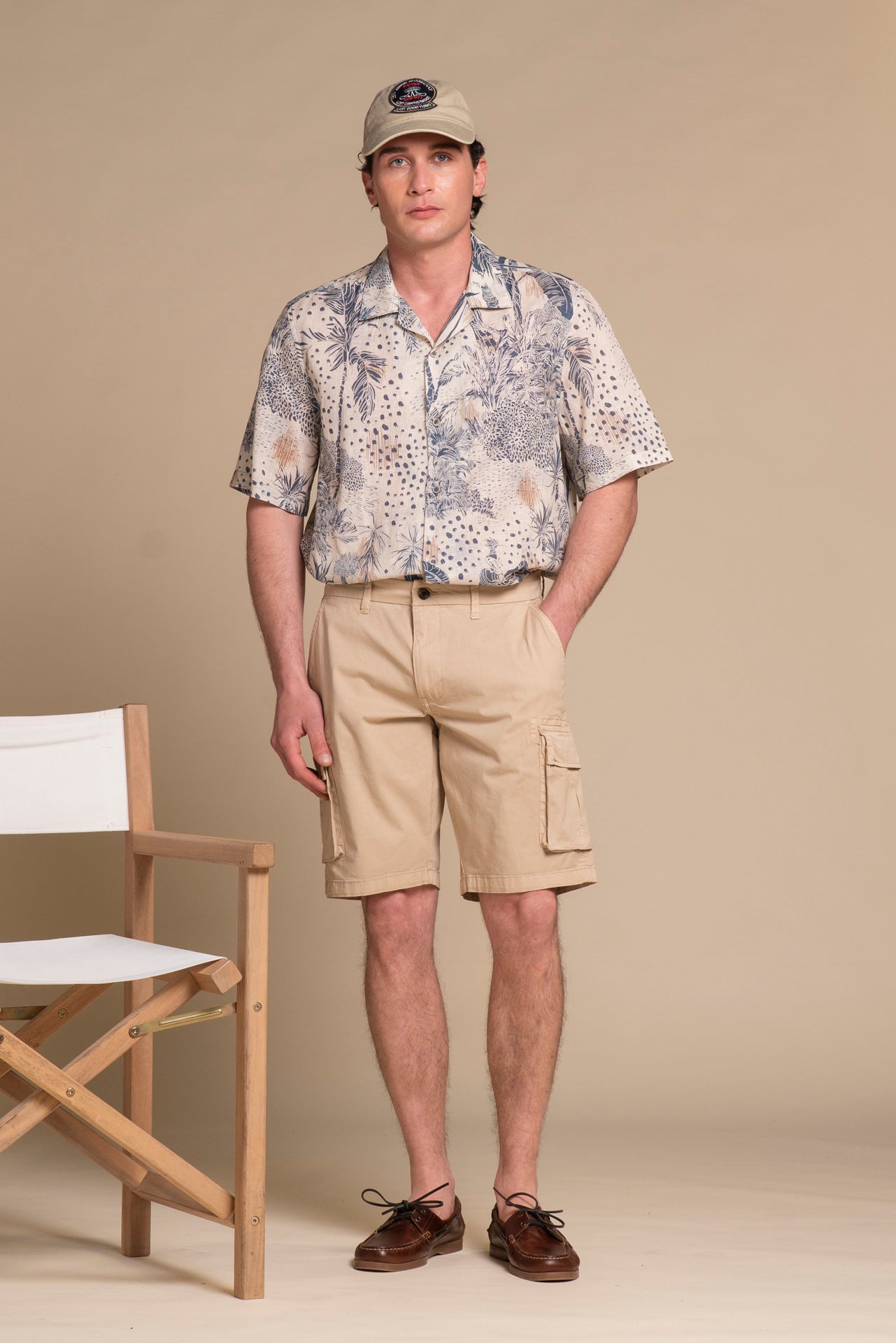WILL SHIRT BOWLING IN MIXED LINEN