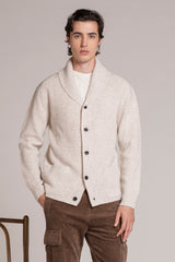 DANIEL CARDIGAN IN MOULINE'