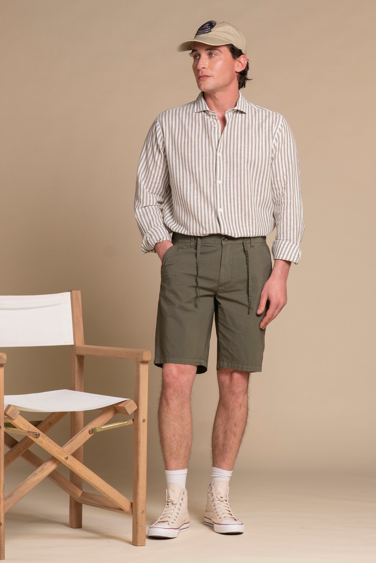 PAUL CHINO POPLIN SHORTS