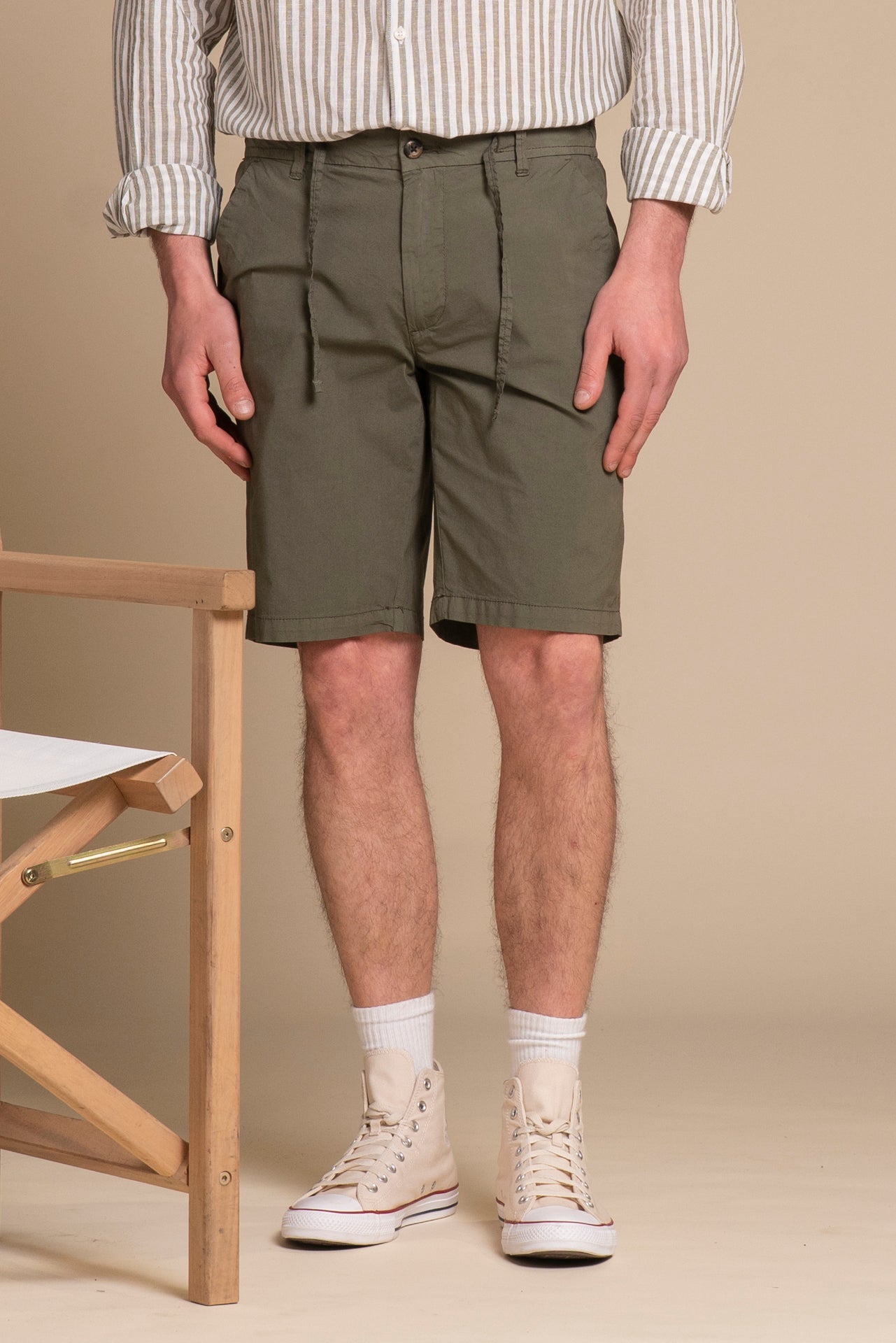 PAUL CHINO POPLIN SHORTS